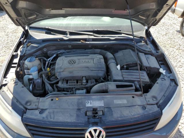 3VWD17AJXEM424673 - 2014 VOLKSWAGEN JETTA SE GRAY photo 11