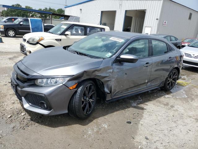 SHHFK7G45JU206275 - 2018 HONDA CIVIC SPORT GRAY photo 1