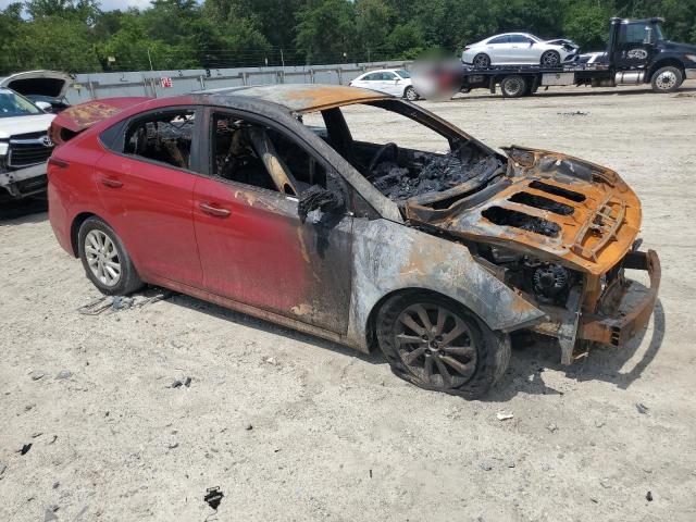 3KPC24A36JE031477 - 2018 HYUNDAI ACCENT SE Rojo foto 4