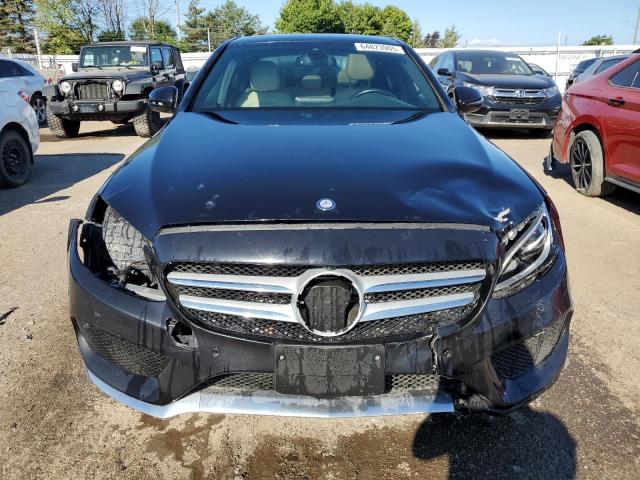 55SWF4KB7HU185383 - 2017 MERCEDES-BENZ C 300 4MATIC BLACK photo 5