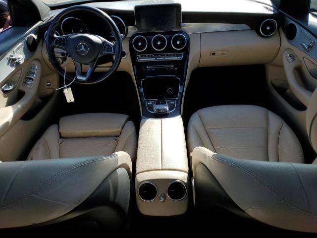 55SWF4KB7HU185383 - 2017 MERCEDES-BENZ C 300 4MATIC BLACK photo 8