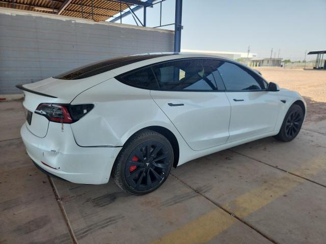 5YJ3E1EA5MF032360 - 2021 TESLA MODEL 3 白色 照片 3