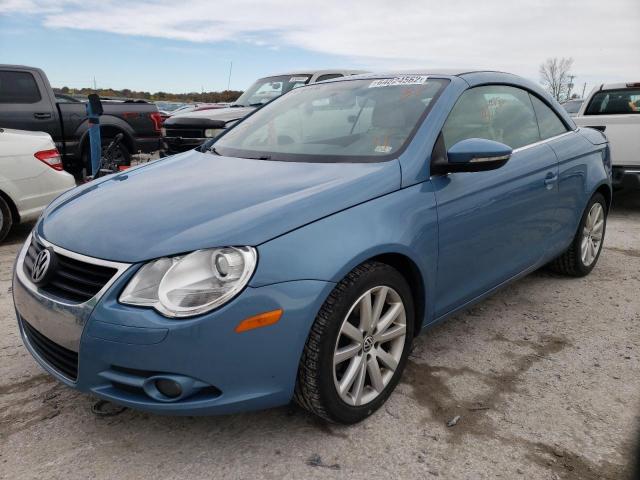 WVWBA7AH2AV014456 - 2010 VOLKSWAGEN EOS TURBO BLUE photo 2