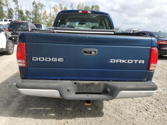 1D7HG38N33S348843 - 2003 DODGE DAKOTA QUAD SPORT BLUE photo 6