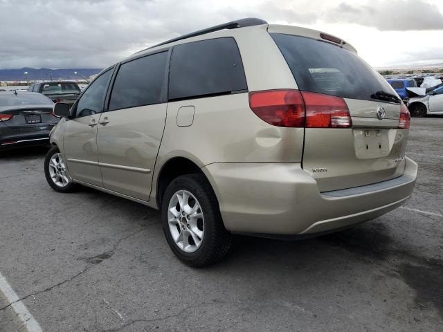 5TDZA22C95S262479 - 2005 TOYOTA SIENNA XLE TAN photo 2