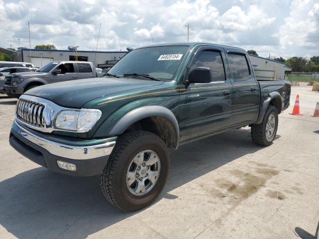5TEGM92N94Z352967 - 2004 TOYOTA TACOMA DOUBLE CAB PRERUNNER GREEN photo 1