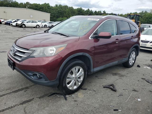 5J6RM4H72CL062601 - 2012 HONDA CR-V EXL MAROON photo 1