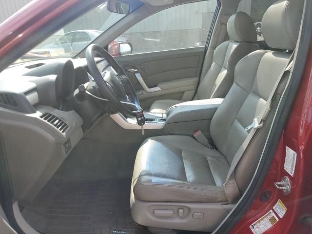 5J8TB18557A006671 - 2007 ACURA RDX TECHNOLOGY RED photo 7