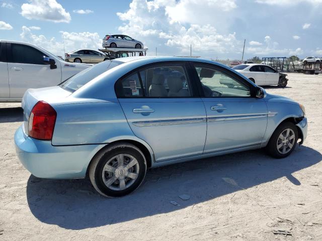 KMHCN46C17U117821 - 2007 HYUNDAI ACCENT GLS BLUE photo 3