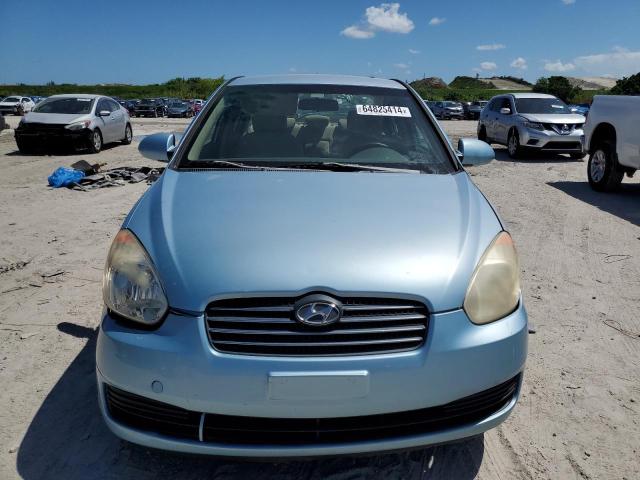 KMHCN46C17U117821 - 2007 HYUNDAI ACCENT GLS BLUE photo 5