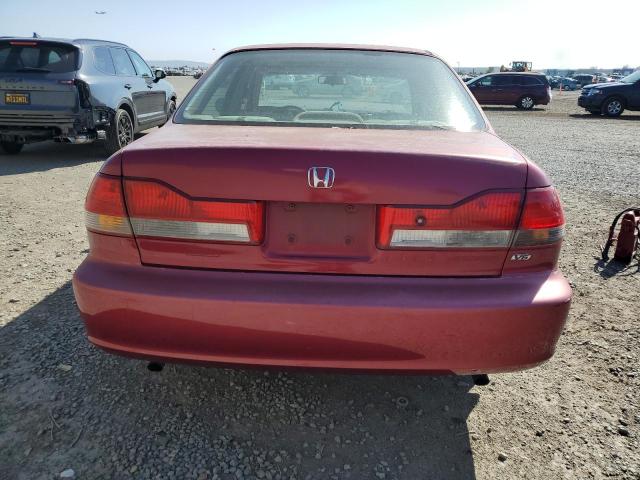 1HGCG16552A036900 - 2002 HONDA ACCORD EX RED photo 6