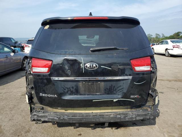 KNDME5C13G6185608 - 2016 KIA SEDONA SXL BLACK photo 6