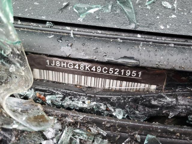 1J8HG48K49C521951 - 2009 JEEP COMMANDER SPORT შავი ფოტო 13