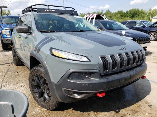 1C4PJMBS1EW253592 - 2014 JEEP CHEROKEE TRAILHAWK GRAY photo 4
