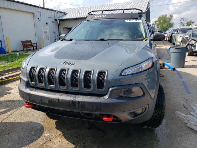 1C4PJMBS1EW253592 - 2014 JEEP CHEROKEE TRAILHAWK GRAY photo 5