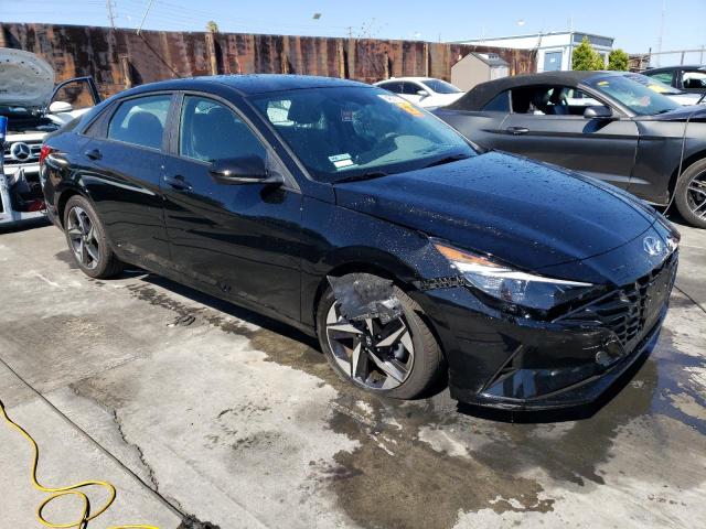 KMHLS4AG7PU521919 - 2023 HYUNDAI ELANTRA SEL BLACK photo 4