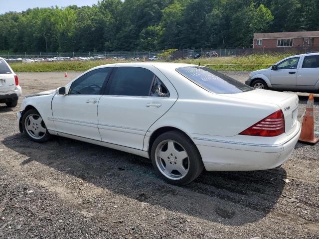 WDBNG83JX3A376724 - 2003 MERCEDES-BENZ S 430 4MATIC WHITE photo 2