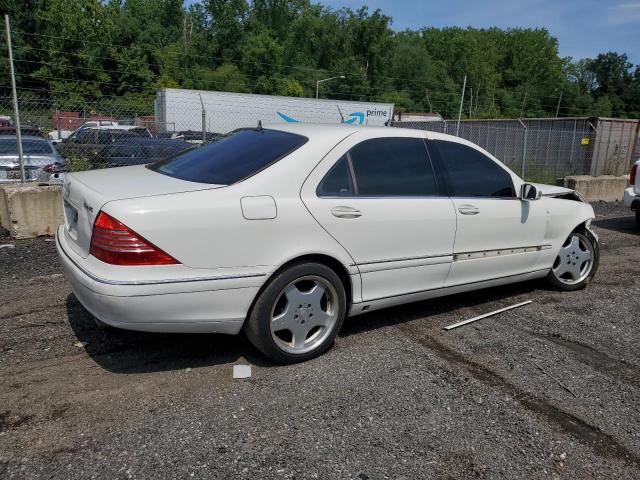 WDBNG83JX3A376724 - 2003 MERCEDES-BENZ S 430 4MATIC WHITE photo 3
