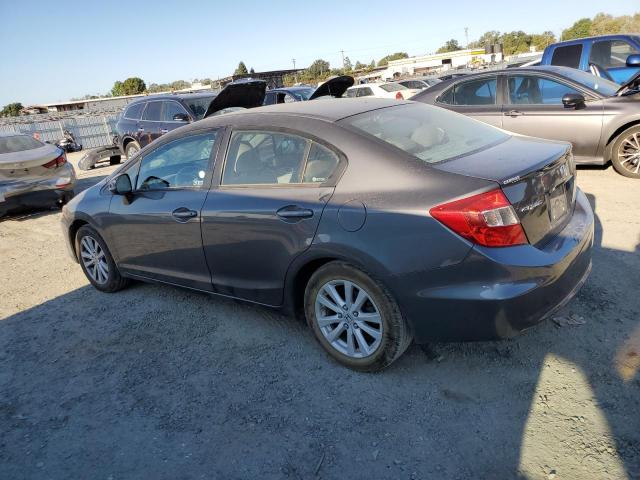 2HGFB2F97CH576921 - 2012 HONDA CIVIC EXL გრაფიტი ფოტო 2