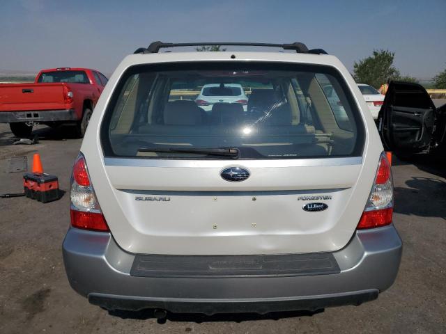 JF1SG67658H712847 - 2008 SUBARU FORESTER 2.5X LL BEAN WHITE photo 6