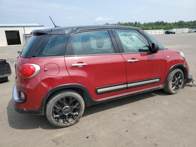 ZFBCFADH8FZ031456 - 2015 FIAT 500L TREKKING RED photo 3