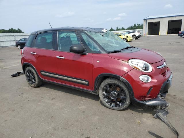 ZFBCFADH8FZ031456 - 2015 FIAT 500L TREKKING RED photo 4