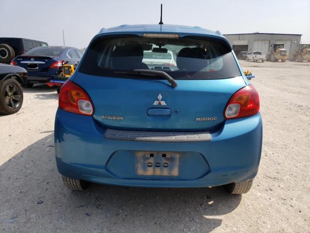 ML32A4HJ8FH038373 - 2015 MITSUBISHI MIRAGE ES BLUE photo 6