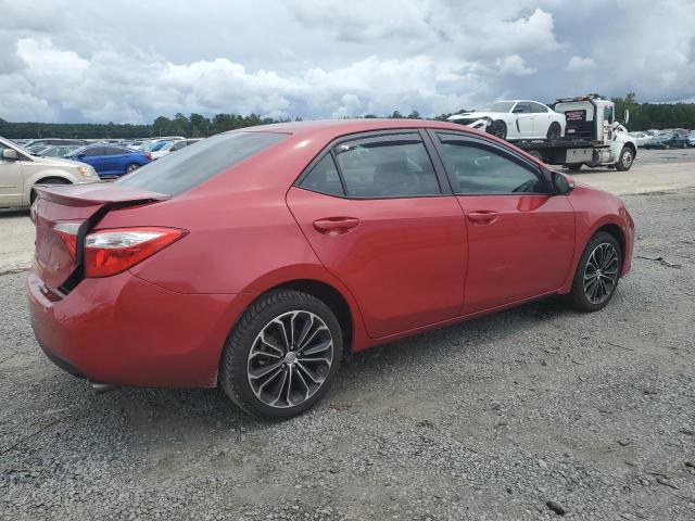 2T1BURHE7FC481039 - 2015 TOYOTA COROLLA L RED photo 3