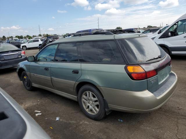 4S3BH675347626659 - 2004 SUBARU LEGACY OUTBACK AWP GREEN photo 2