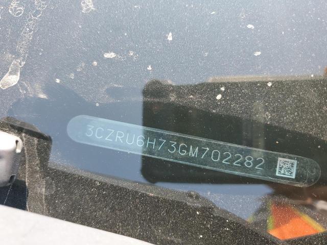 3CZRU6H73GM702282 - 2016 HONDA HR-V EXL GRAY photo 13