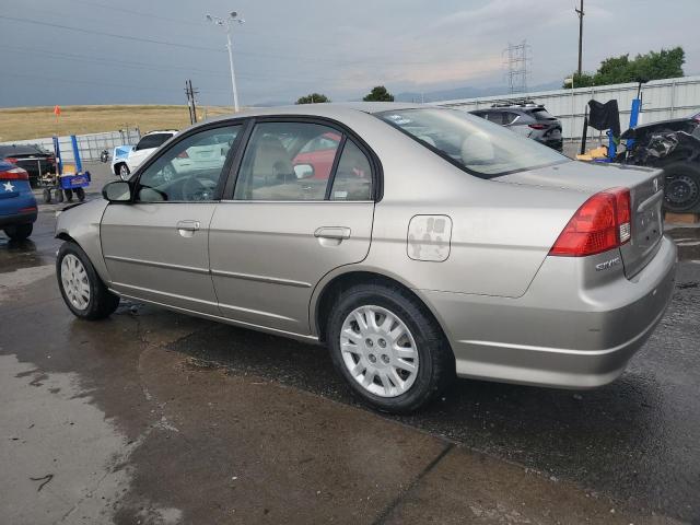 JHMES16555S003351 - 2005 HONDA CIVIC LX TAN photo 2