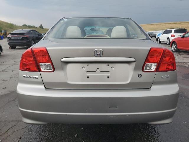 JHMES16555S003351 - 2005 HONDA CIVIC LX TAN photo 6