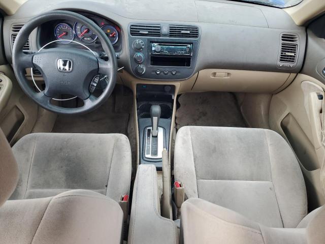JHMES16555S003351 - 2005 HONDA CIVIC LX TAN photo 8