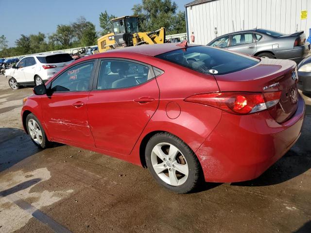 KMHDH4AE0DU007293 - 2013 HYUNDAI ELANTRA GLS BURGUNDY photo 2