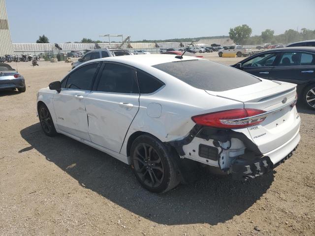 3FA6P0LU2JR269449 - 2018 FORD FUSION SE HYBRID SILVER photo 2