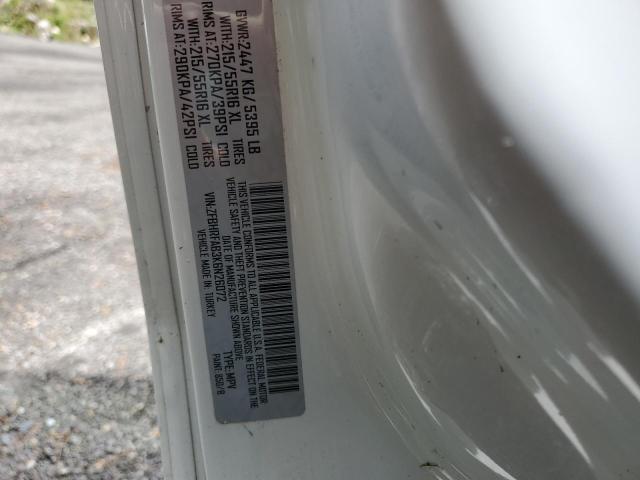 ZFBHRFAB3K6N26072 - 2019 RAM PROMASTER თეთრი ფოტო 13