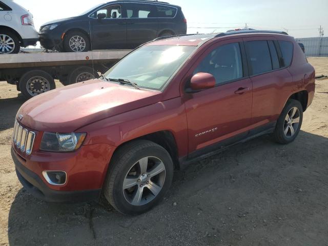 1C4NJDEB6HD127134 - 2017 JEEP COMPASS LATITUDE RED photo 1