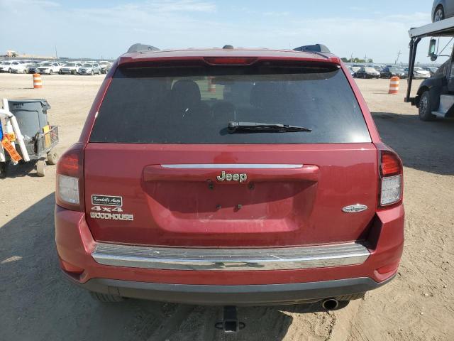 1C4NJDEB6HD127134 - 2017 JEEP COMPASS LATITUDE RED photo 6