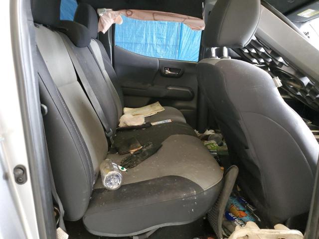3TMCZ5AN7MM383321 - 2021 TOYOTA TACOMA DOUBLE CAB ვერცხლისფერი ფოტო 10