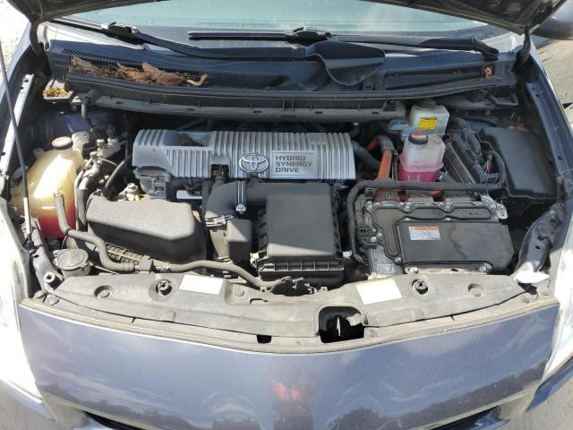 JTDKN3DU9F0479987 - 2015 TOYOTA PRIUS GRAY photo 11