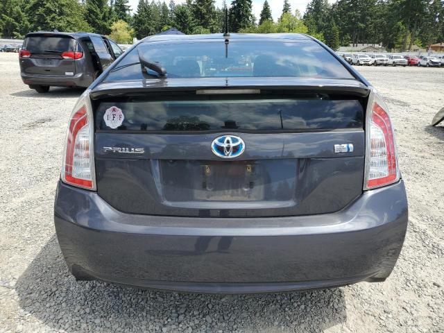 JTDKN3DU9F0479987 - 2015 TOYOTA PRIUS GRAY photo 6