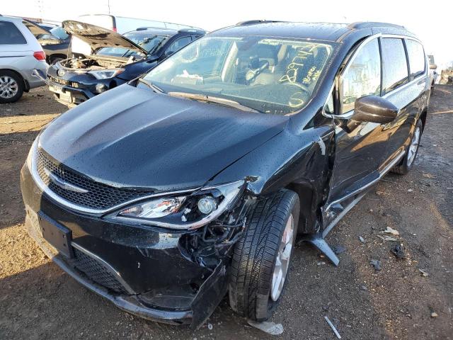 2C4RC1BG4HR804771 - 2017 CHRYSLER PACIFICA TOURING L BLACK photo 2