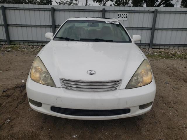 JTHBF30G120054494 - 2002 LEXUS ES 300 WHITE photo 5