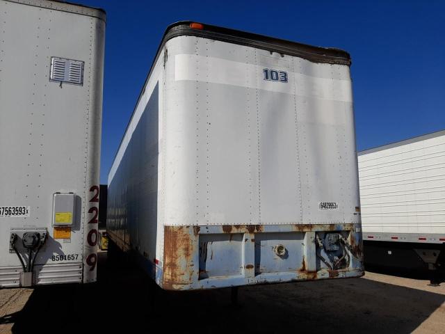 1H2V04821GC019014 - 1986 FRUEHAUF TRAILER WHITE photo 1