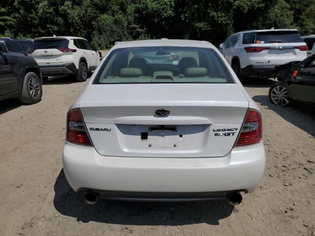 4S3BL676574200033 - 2007 SUBARU LEGACY GT LIMITED WHITE photo 6