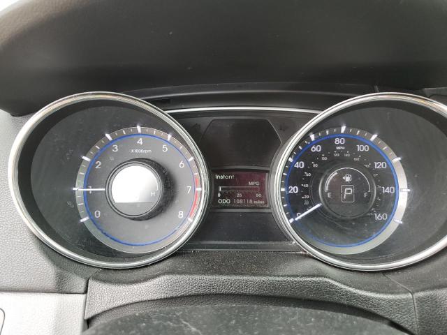 5NPEB4AC1EH934629 - 2014 HYUNDAI SONATA GLS GRAY photo 9