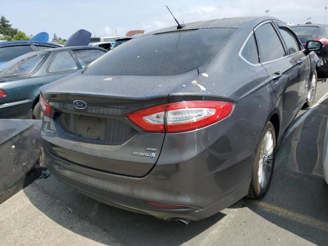 3FA6P0LU2GR173586 - 2016 FORD FUSION SE HYBRID BLACK photo 3