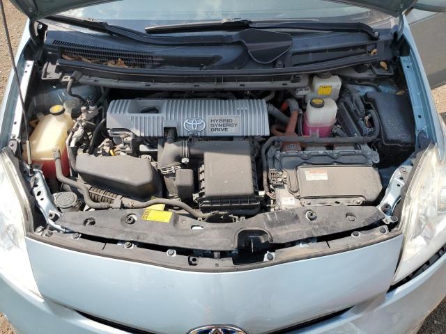 JTDKN3DU3D5638423 - 2013 TOYOTA PRIUS TURQUOISE photo 11