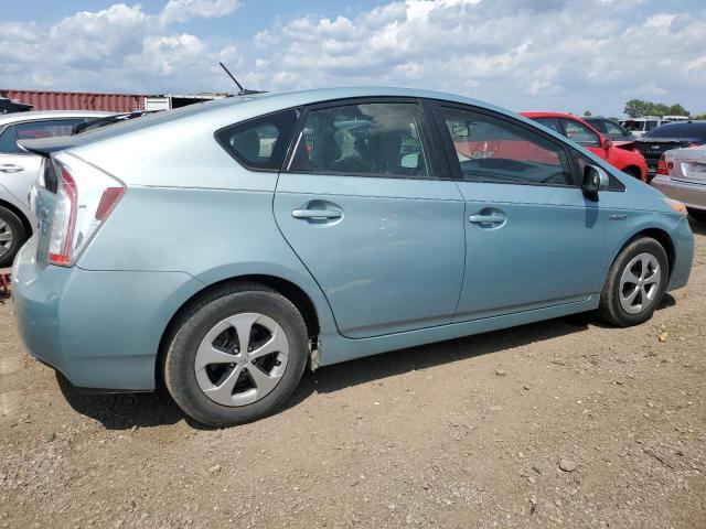 JTDKN3DU3D5638423 - 2013 TOYOTA PRIUS TURQUOISE photo 3