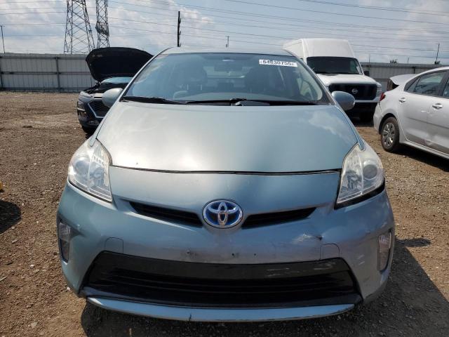 JTDKN3DU3D5638423 - 2013 TOYOTA PRIUS TURQUOISE photo 5